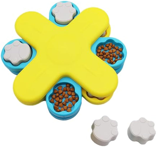 Make Mealtime Fun With This Interactive Dog Puzzle Feeder